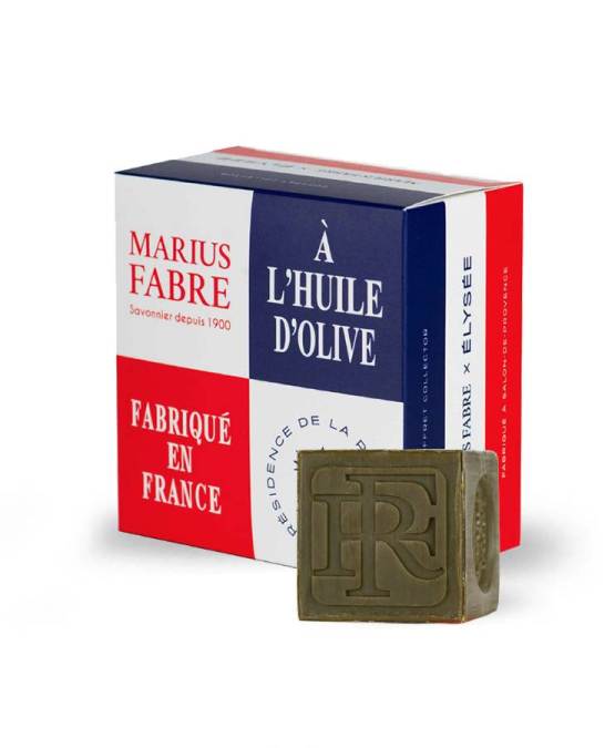 Compre lo auténtico Marius Fabre x Elysée - Lote de 4 jabones de Marsella con aceite de oliva 200g