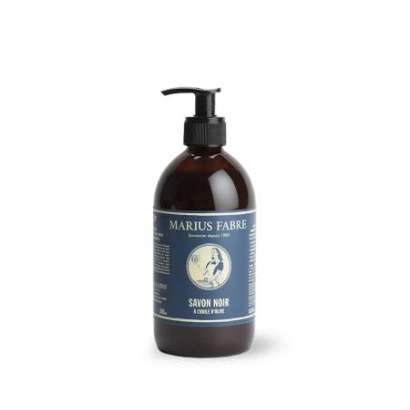 Jabón negro líquido con aceite de oliva, 500 ml
