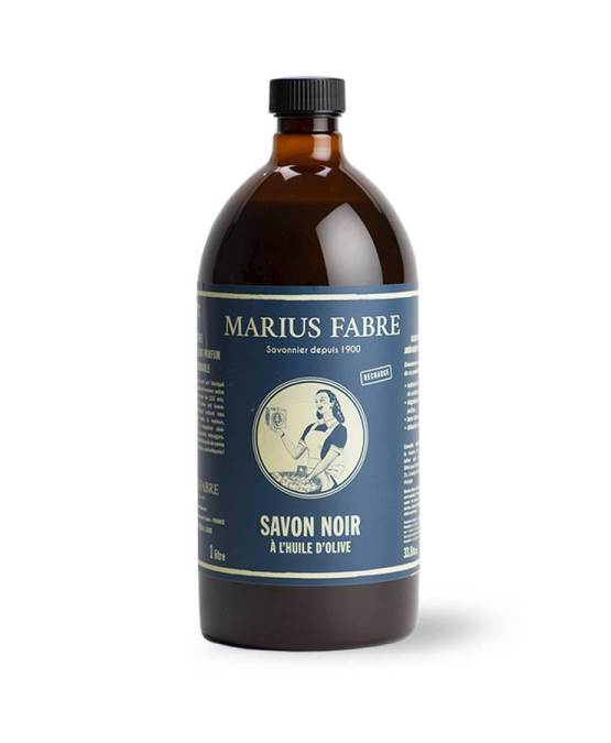 Acheter l'authentique Savon noir liquide à l'huile d'olive 1L _ Marius Fabre