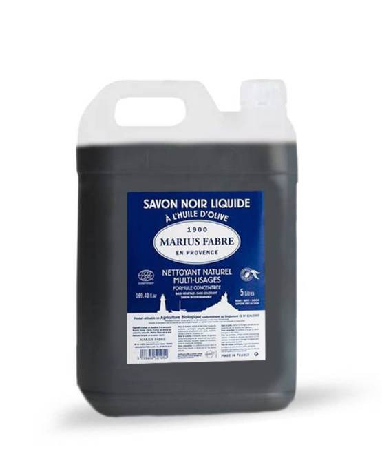 Acheter l'authentique Bidon savon noir liquide à l'huile d'olive  5L - Marius Fabre