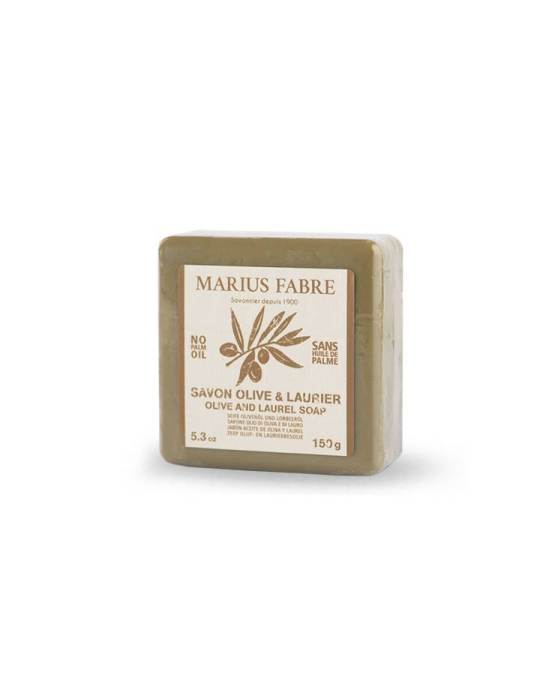 Compre lo auténtico Jabón "Oliva y Laurel" 150 g sin aceite de palma