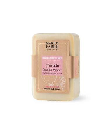 Acheter le/la vrai(e) Savonnette parfumée à la Grenade et Fleur de Cerisier 250g, sans huile de palme