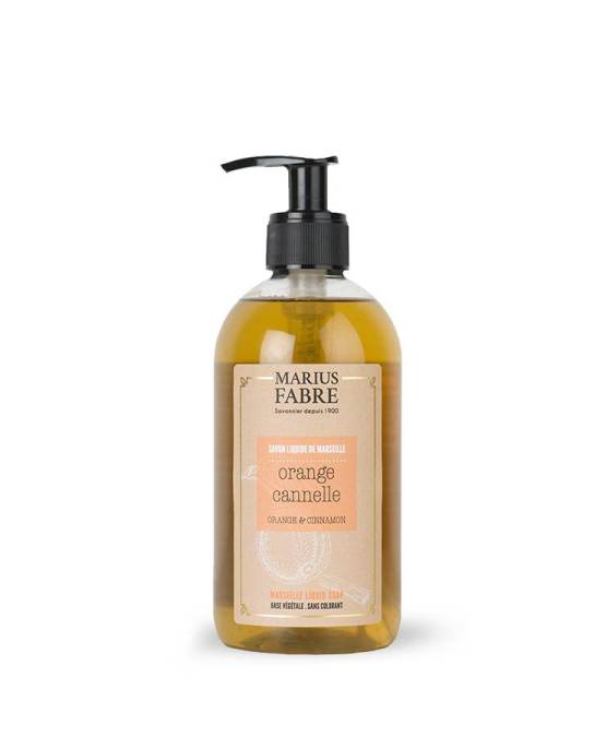 Acheter l'authentique Savon liquide de Marseille aux Écorces d'orange et à la cannelle 400ml