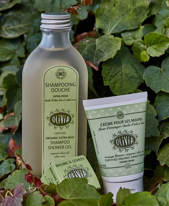 Acheter l'authentique Shampooing Douche "Extra doux" à l'huile d'olive et Aloe vera, certifié BIO