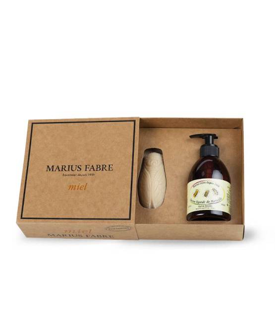 Acheter l'authentique Coffret Savon Liquide et Cigale, Miel - Marius Fabre