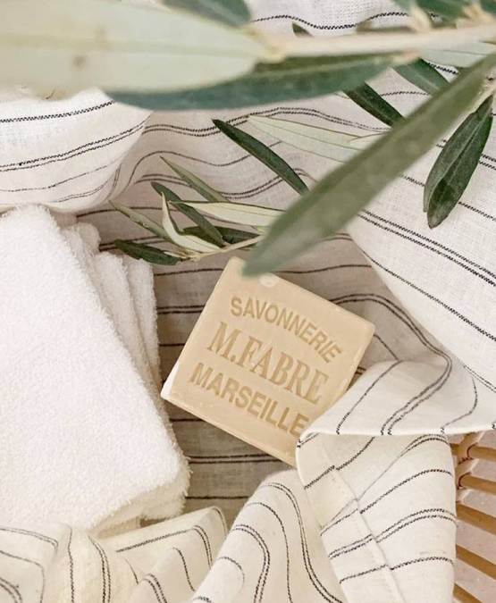 Acheter l'authentique Savon de Marseille pour le linge 200g, sans huile de palme