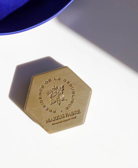Buy the authentic Marius Fabre x Elysée - Hexagone Marseille soap, 100% olive oil