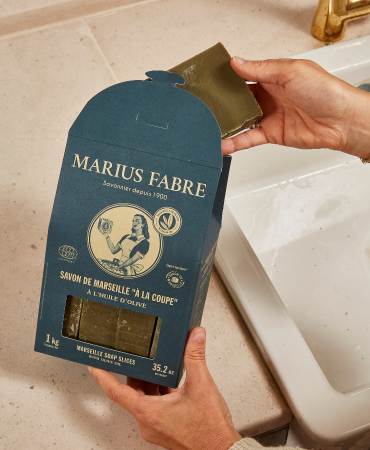 Acheter le/la vrai(e) Savon de Marseille à la coupe, 1 kg - Marius Fabre