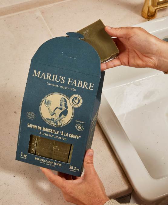 Acheter l'authentique Savon de Marseille à la coupe, 1 kg - Marius Fabre