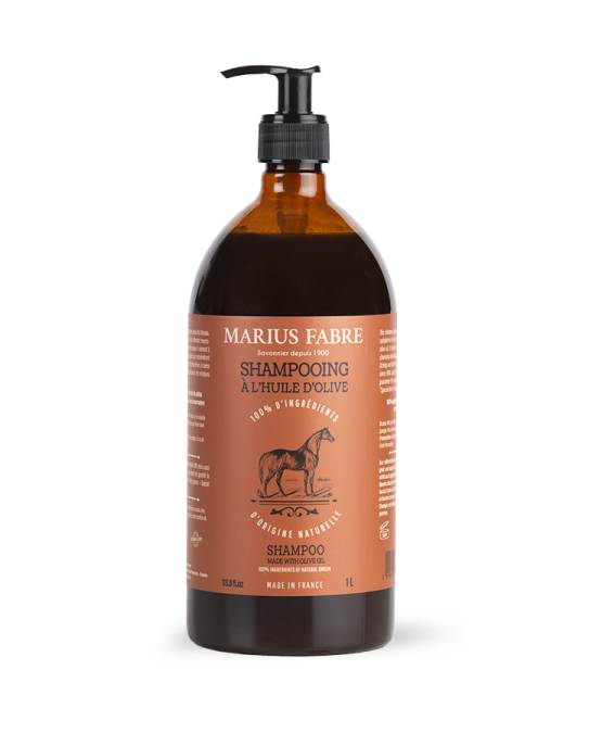 Acheter l'authentique Shampooing à l’huile d’olive 1L CHEVAUX