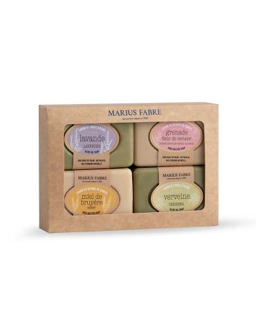 Acheter le/la vrai(e) Coffret 4 savonnettes 100g parfumées BIEN ETRE