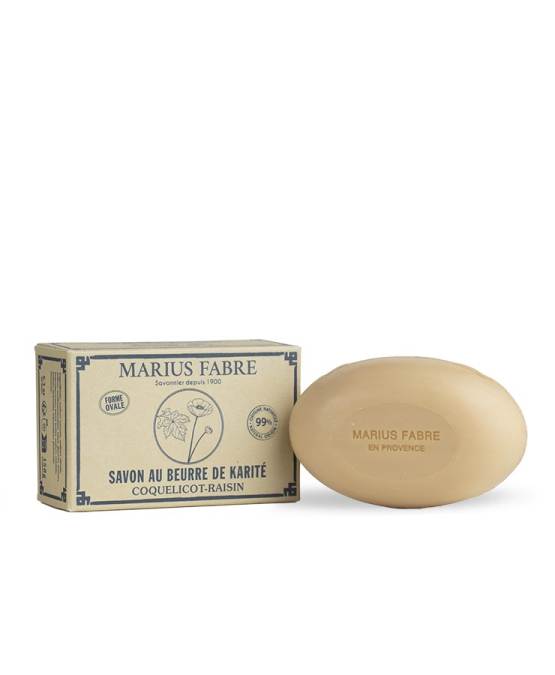 Acheter l'authentique Savonnette parfumée au Coquelicot-Raisin 150g, sans huile de palme