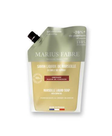 Acheter le/la vrai(e) Marseille liquid soap, Cherry Blossom and Pomegranate, 1L Eco-refill