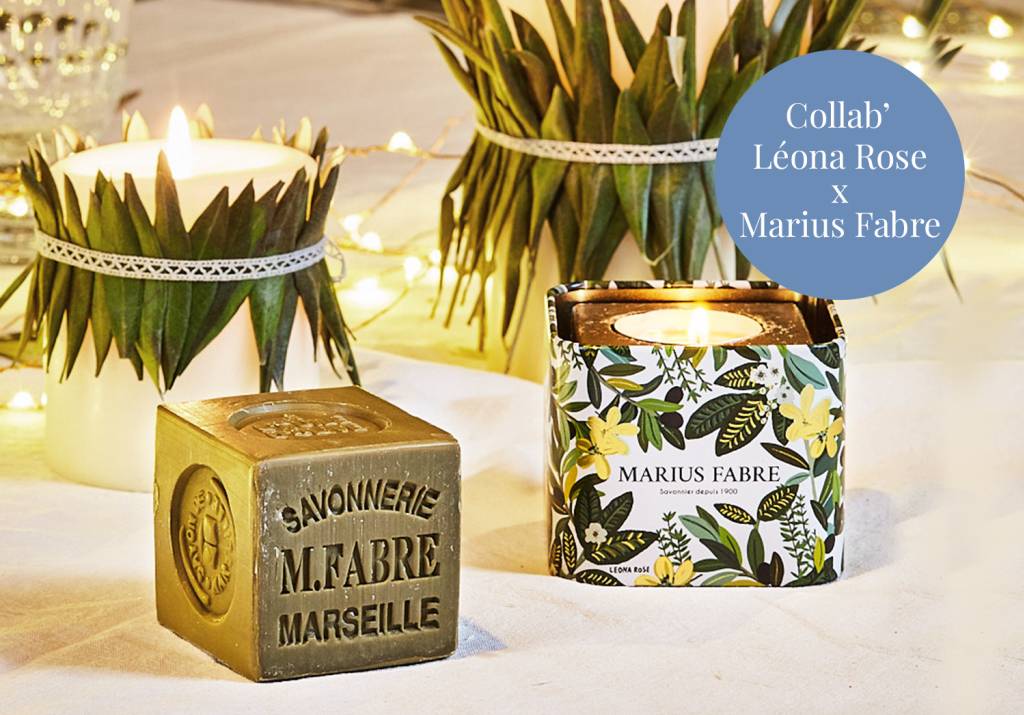 Collaboration coffrets Cadeaux Noël 2021 : Marius Fabre x Léona Rose