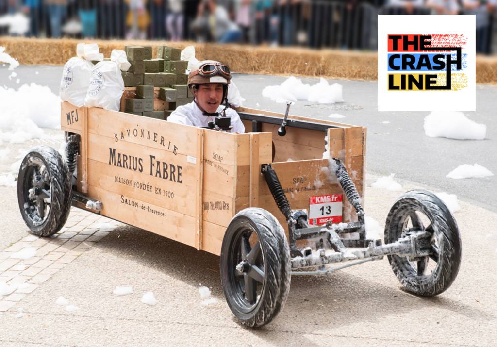 Marius Fabre et sa caisse à savon !