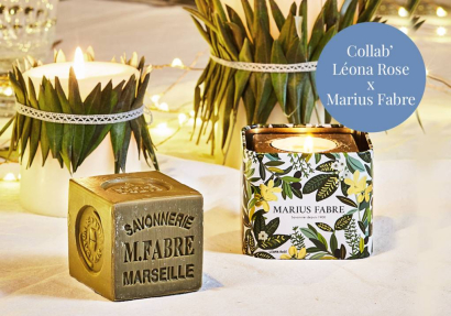 Collaboration coffrets Cadeaux Noël 2021 : Marius Fabre x Léona Rose