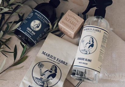 Les 4 essentiels de la maison avec Marius Fabre : savon de Marseille, savon noir